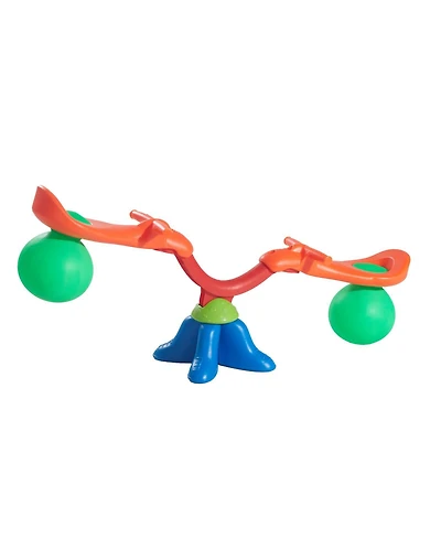Slickblue Sit and Spin 360-Degree Rotation Seesaw with Anti-Slip Handles, Ages 3+