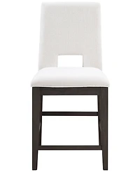 Summit Eggshell Upholstered Counter Chair, Macy's Exclusive