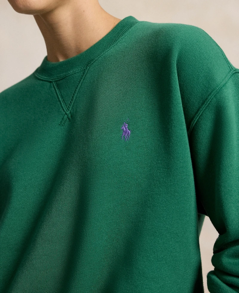 Polo Ralph Lauren Women's Lightweight Fleece Crew Neck Sweatshirt