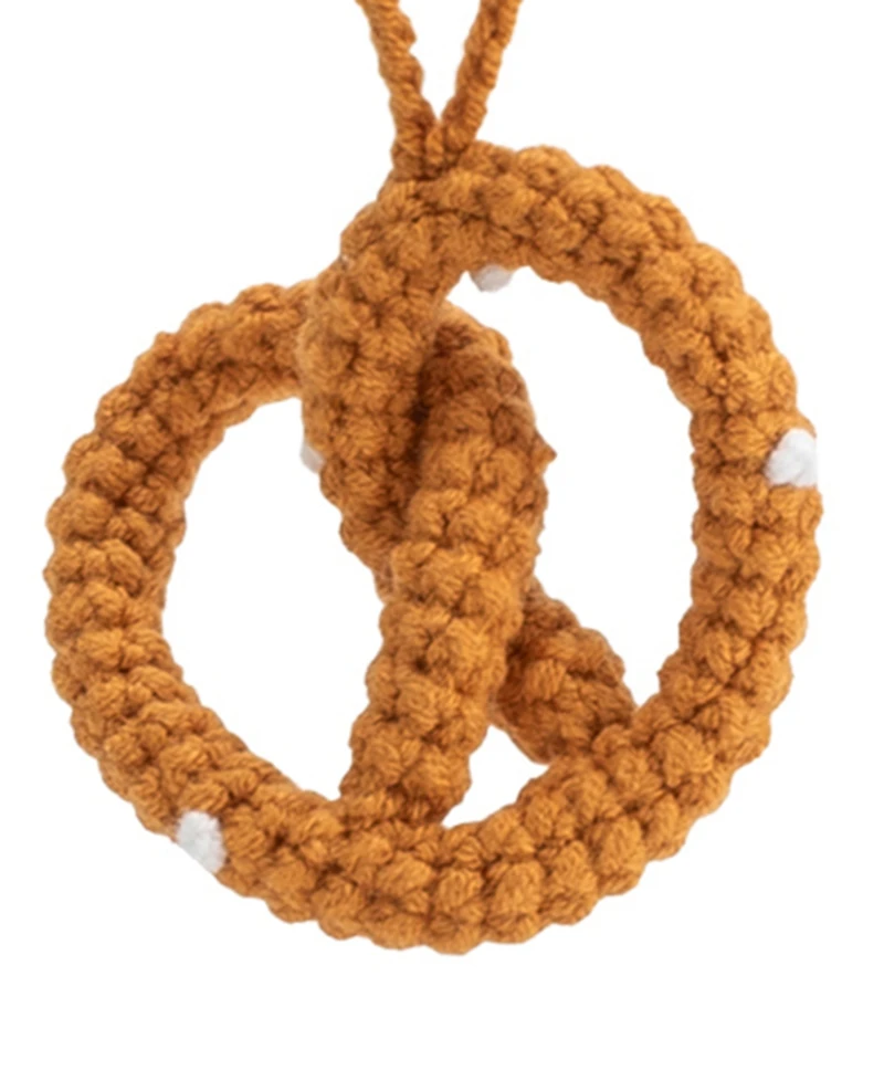 Melie Bianco Pretzel Crochet Bag Charm