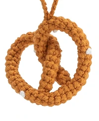 Melie Bianco Pretzel Crochet Bag Charm
