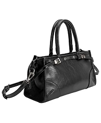 Melie Bianco Rhonda Medium Top Handle Satchel Handbag