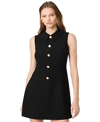 French Connection Women's Azra Twill Collared A-Line Mini Dress