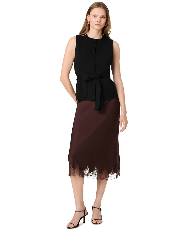 French Connection Women's Maxime Sleeveless Wrap Top