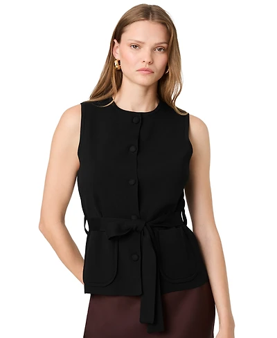 French Connection Women's Maxime Sleeveless Wrap Top