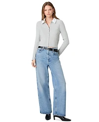 French Connection Women's Cable-Knit Collared Cardigan