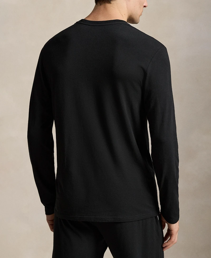 Polo Ralph Lauren Men's Crewneck Long-Sleeve Stretch Pajama T-Shirt, Created for Macy's