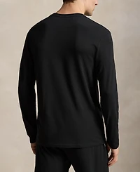 Polo Ralph Lauren Men's Crewneck Long-Sleeve Stretch Pajama T-Shirt, Created for Macy's