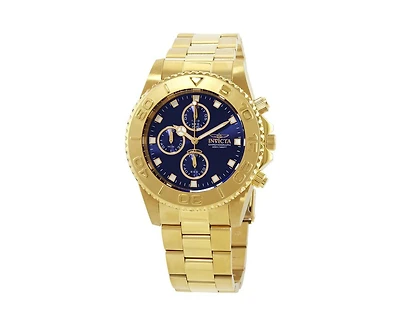 Invicta Pro Diver Atlanta Falcons 28682 Men's 43.5mm Quartz Multifunction Watch - Gold-Tone Stainless Steel Bracelet