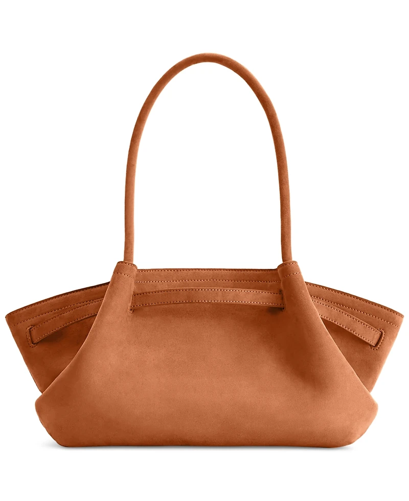 Jw Pei Hana Wide Suede Fabric Extra-Large Tote Handbag