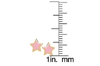 Lily Nily Girls Enamel Star Stud Earrings in 14K