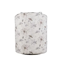 Jofran Daisy Bloom Classic Traditional Swivel Accent Armchair with Pillow