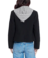 Central Park West Women's Sienna Cropped Hooded Jacket