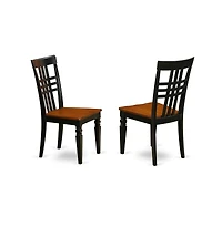 East West Furniture 5 Piece Dining room set with a Dining Table and 4 Dining Chairs