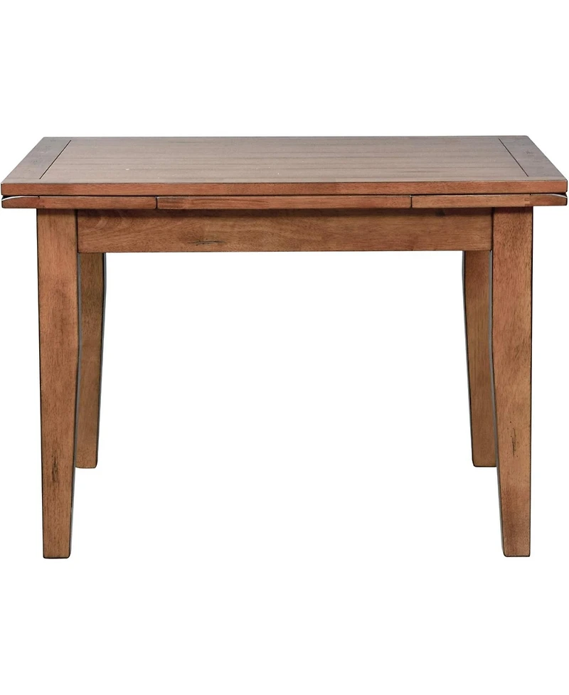 Liberty Furniture Industries, Inc Treasures 5 Piece Retractable Table Set in Rubberwood Solids and Oak Veneers