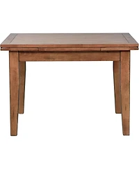 Liberty Furniture Industries, Inc Treasures 5 Piece Retractable Table Set in Rubberwood Solids and Oak Veneers