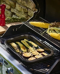 Peugeot Grill to Table Rectangular Ceramic Plancha, 17"