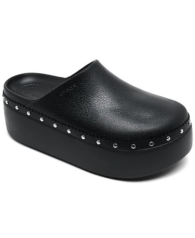 Crocs Women's Dylan Platform Studded Clogs from Finish Line