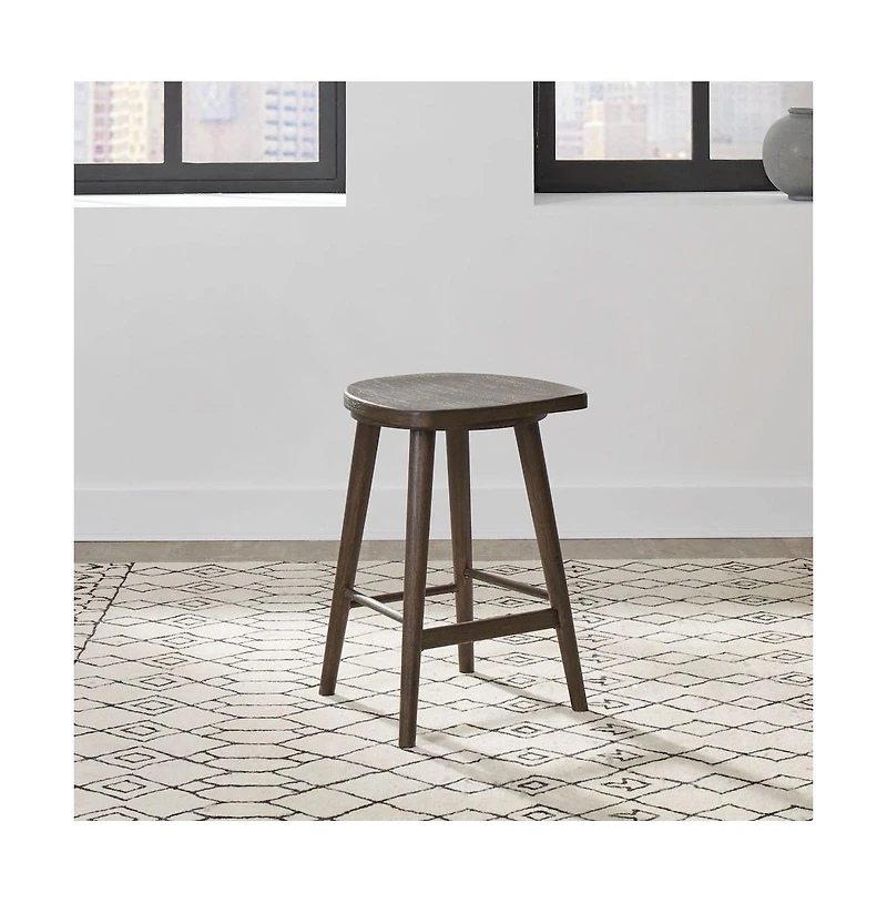Liberty Furniture City View Counter Height Wood Stool for Accent Seating