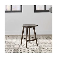 Liberty Furniture City View Counter Height Wood Stool for Accent Seating