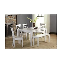 Jofran Simplicity Solid Wood Classic X-Back Counter Stool (Set of 2