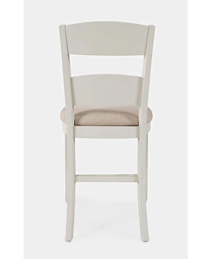 Jofran Dana Point Upholstered Ladderback Stool (Set of 2)