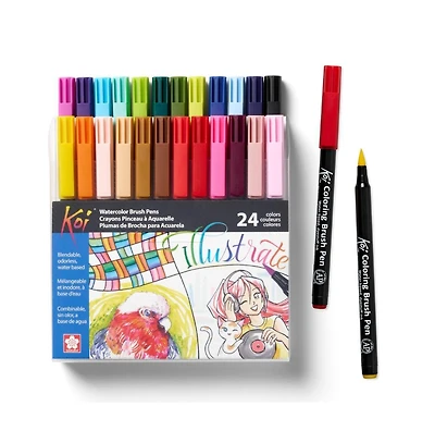 Sakura Koi Assorted Coloring Brush Pen Set