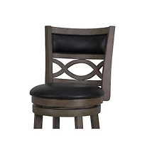 New Classic Furniture Manchester Wood Swivel Bar Stool (Set of 2 )