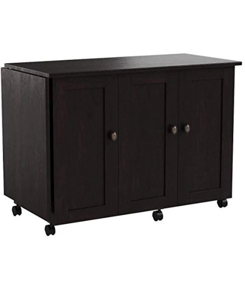 Sauder Miscellaneous Storage Easy Rolling Sewing and Craft Table Cart