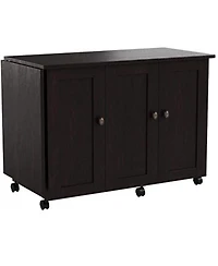 Sauder Miscellaneous Storage Easy Rolling Sewing and Craft Table Cart