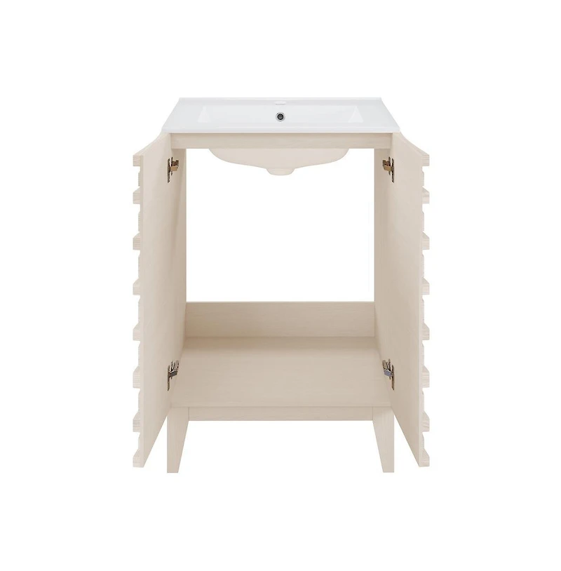 Swiss Madison Cascade 24'' Bathroom Vanity in White
