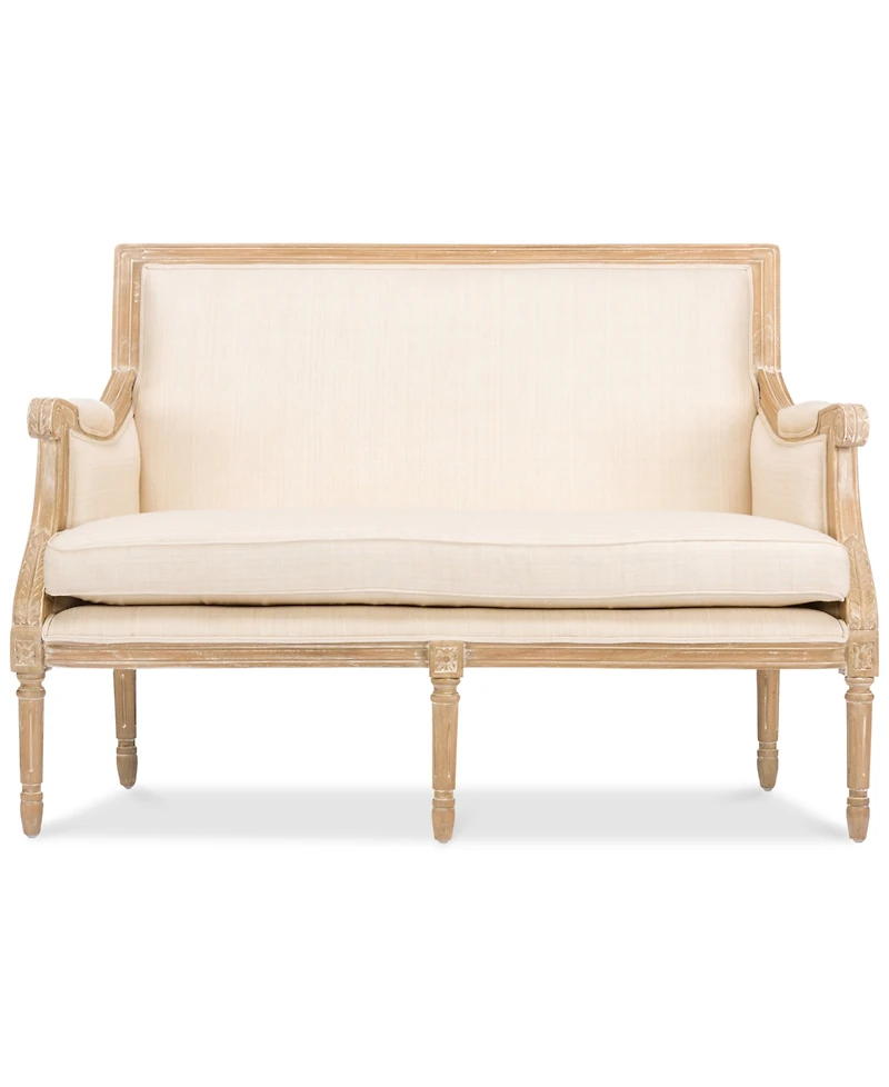 Ashtin Linen Traditional French Loveseat