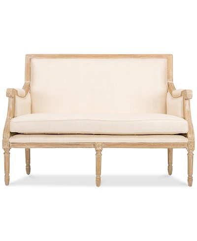 Ashtin Linen Traditional French Loveseat