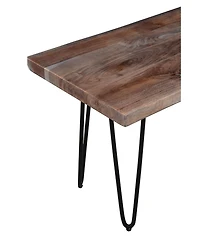 Jofran Nature's Edge 48'' Modern Solid Wood Live Edge Bench