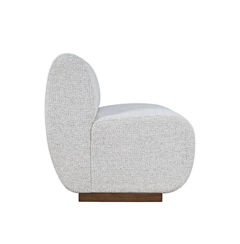 Jofran Modern Banquette Upholstered Sectional One Seat Bench with Performance Fabric