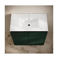 Swiss Madison St. Tropez 36" Freestanding Bathroom Vanity in Oak with Sink Top