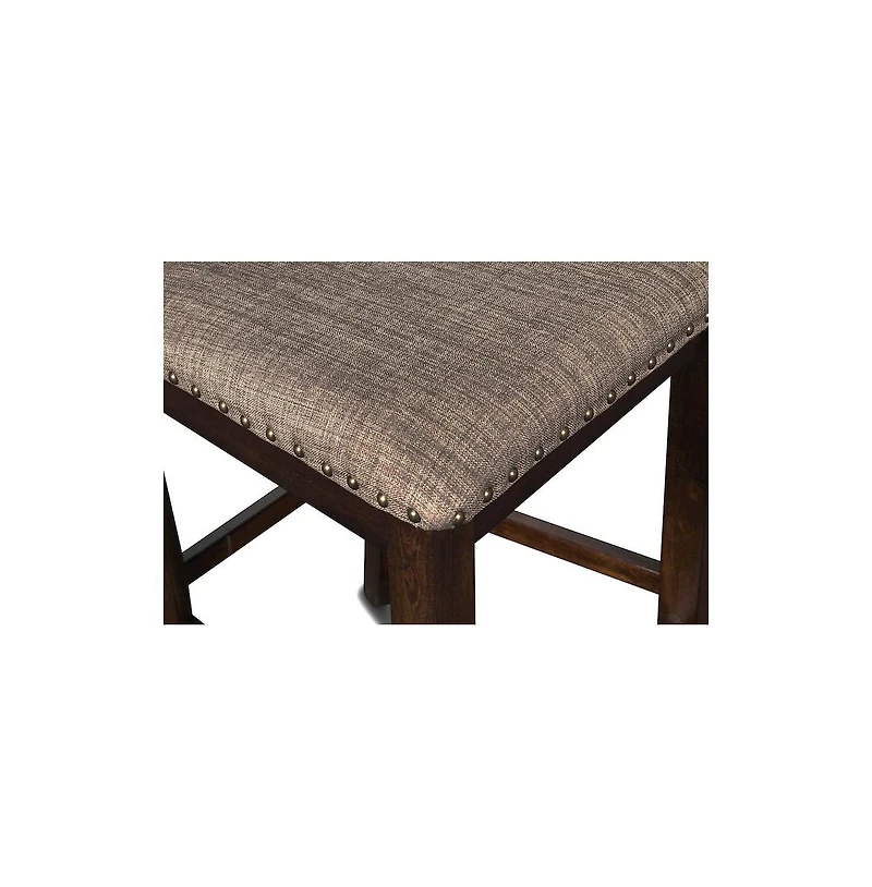 New Classic Furniture Bixby Wood Counter Chair with Fabric Seat