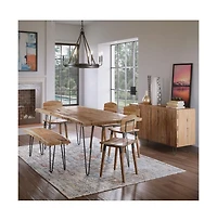Jofran Nature's Edge 70" Solid Acacia Bench