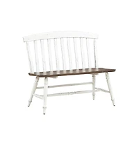 Liberty Furniture Al Fresco Slat Back Bench for Dining Room