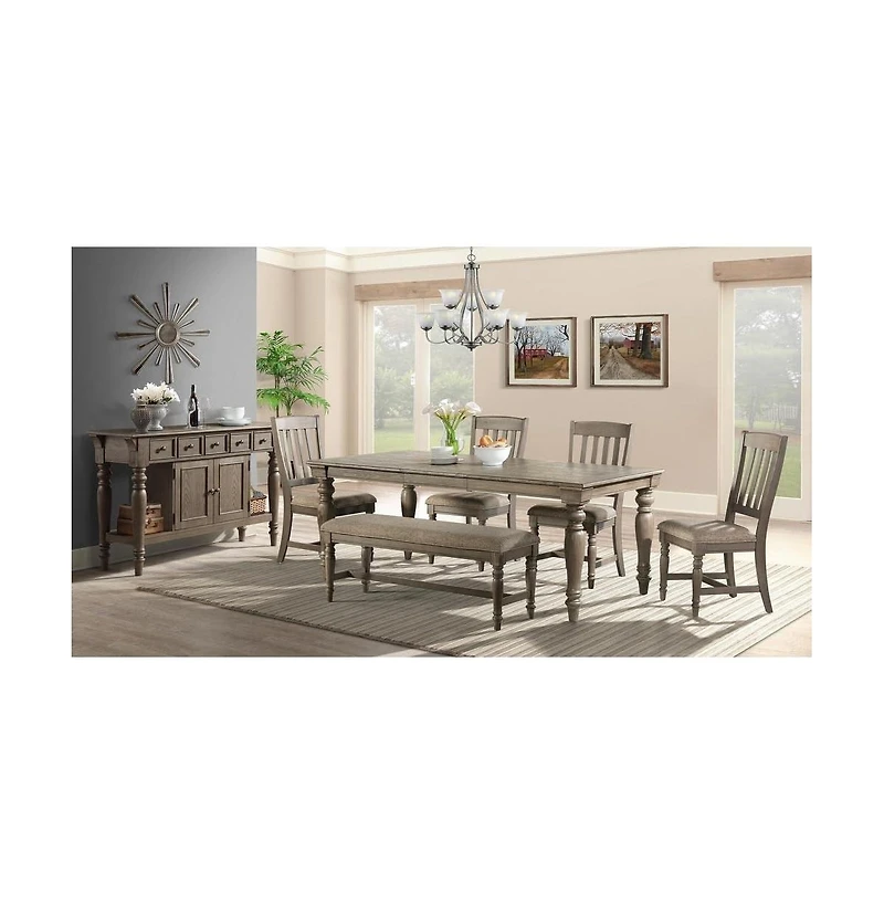 Intercon 46"" Backless Bench w/Cushion in Roasted Oak