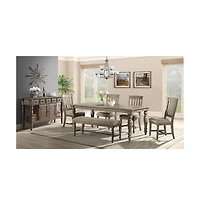Intercon 46"" Backless Bench w/Cushion in Roasted Oak