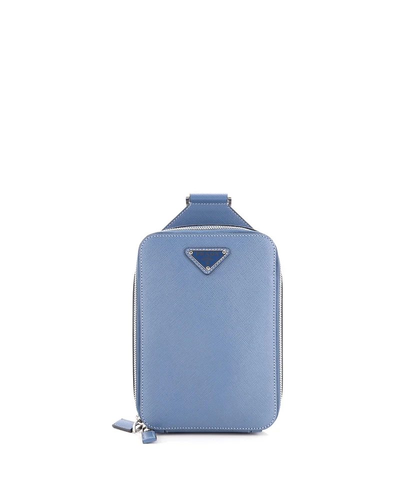 Pre-Owned Prada Brique Sling Bag Saffiano Leather