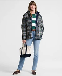 Lands' End Women's Tall Print FeatherFree Quilted Insulated Jacket
