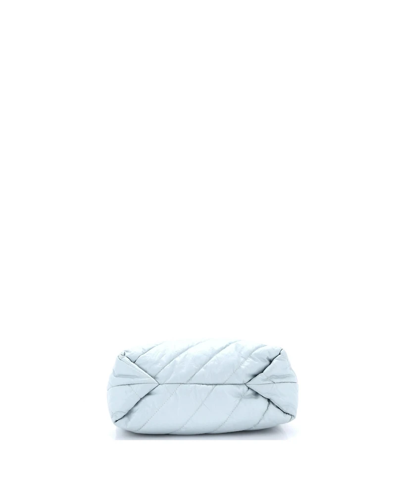 Pre-Owned Balenciaga Small Crush Chain Tote Quilted Crushed Calfskin