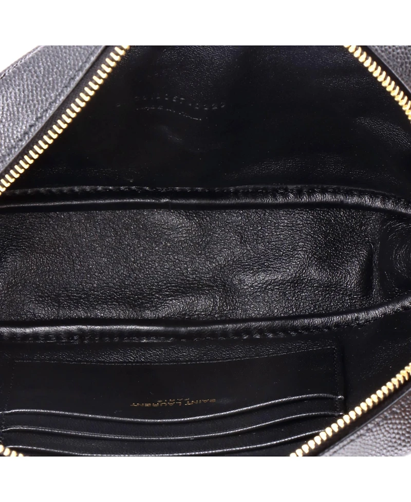 Pre-Owned Saint Laurent Mini Lou Camera Bag Matelasse Chevron Leather