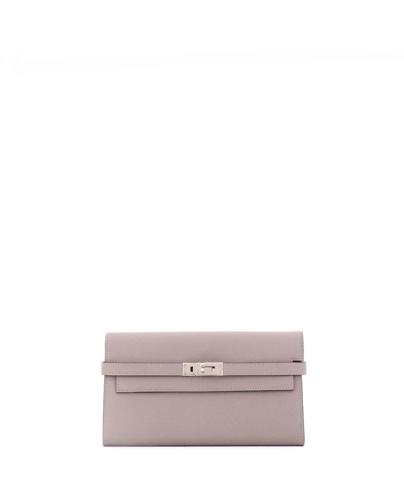 Pre-Owned Hermes Long Kelly Wallet Verso Epsom