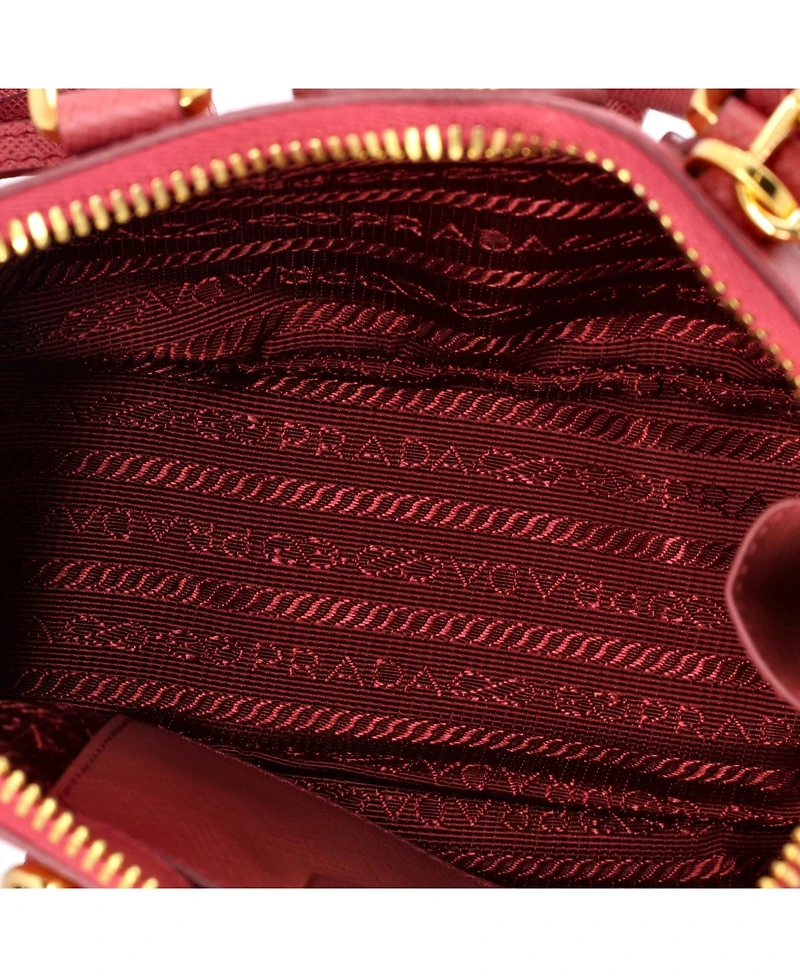 Pre-Owned Prada Mini Promenade Bag Saffiano Leather
