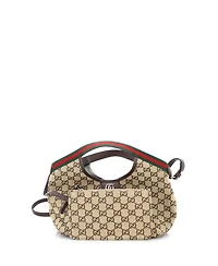 Pre-Owned Gucci Small Giglio Tote Gg Canvas