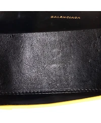 Pre-Owned Balenciaga Xs Hourglass Top Handle Bag Embossed Leather