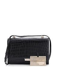 Pre-Owned Saint Laurent Small Babylone Crossbody Bag Embossed Leather